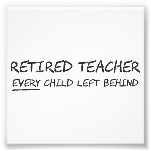 後退職したろの子離れ先生 フォトプリント            (正面)