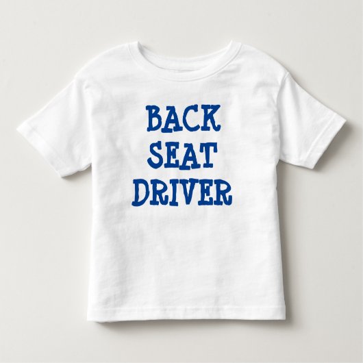 後部席の運転者2T トドラーTシャツ (正面)