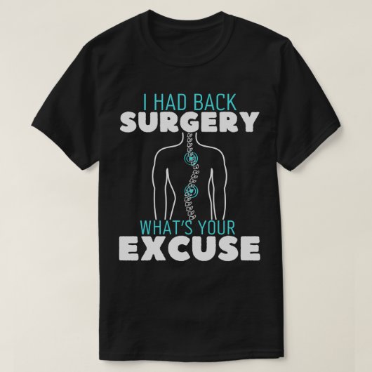 後部手術 Tシャツ (デザイン正面)
