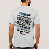 後部窓-これを焼いて下さい! Tシャツ (裏面)