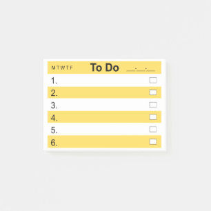 後it®ノート4 x 3 TODO ポストイット
