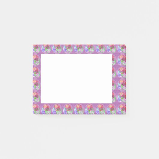 後it®ノート4" x 6" NOVINO Navinのjoshiによる芸術 ポストイット (正面)