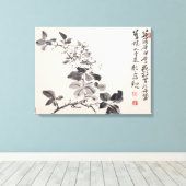 徐魏の花の模造第5号 キャンバスプリント (インサイチュ (ウッドフロア))