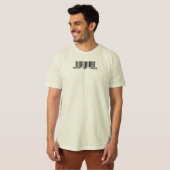 従います消費しますバーコードを合わせて下さい Tシャツ (正面フル)