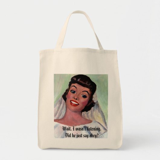 従う？ トートバッグ (正面)