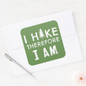 従ってハイキングをする スクエアシール (封筒)