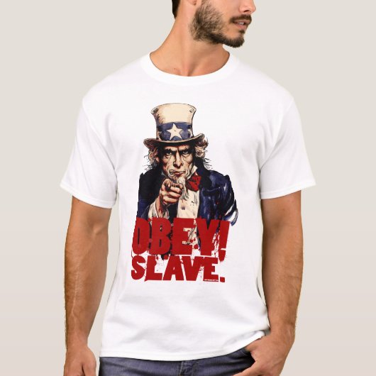従って下さい! 救って下さい。 汚れた米国市民Tシャツ Tシャツ (正面)