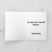 従って少数の灰色の毛、大事を得ませんでした カード (内部)