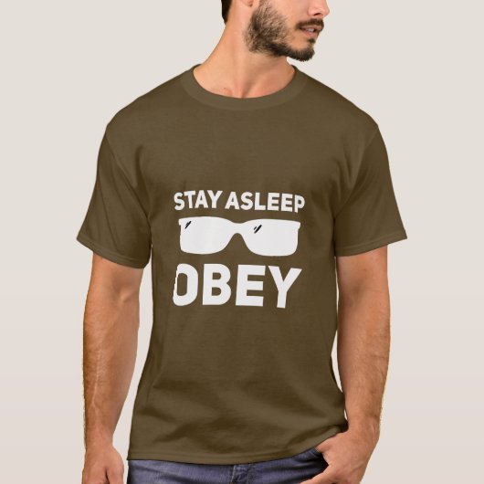 従って眠り続ける Tシャツ (正面)