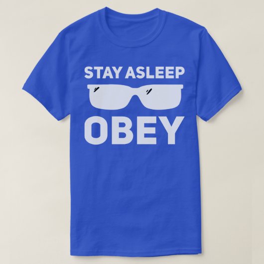 従って眠り続ける Tシャツ (デザイン正面)