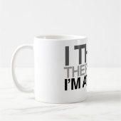 従って私はマグを考えます コーヒーマグカップ (左)