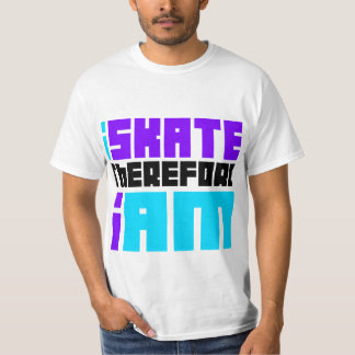 従って私は私ありますスケートで滑ります Tシャツ
