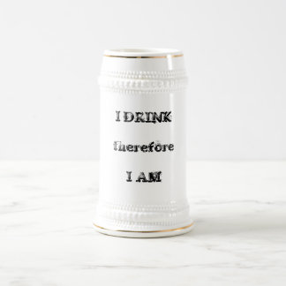 従って私は私をあります飲みます ビールジョッキ