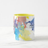 "従って私は私をです"マグ絵を描きます マグカップ (中央)