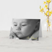 従って賛美される カード (黄色い花)