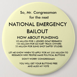 従って、Congressman氏、 缶バッジ