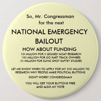 従って、Congressman氏、 缶バッジ