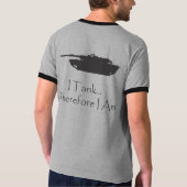従ってIタンク私はTシャツです Tシャツ (裏面)