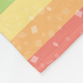 従ってMeowgicalのかわいいユニコーンの子猫のグリッターの輝き フリースブランケット (角)