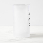 従われたマグでなければならない彼女 フロストグラスビールジョッキ (中央)