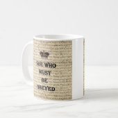 従われなければならない彼女 コーヒーマグカップ (正面左)