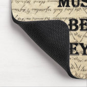 従われなければならない彼女 マウスパッド (コーナー)