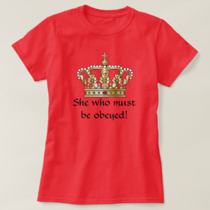 従われなければならない彼女 Tシャツ
