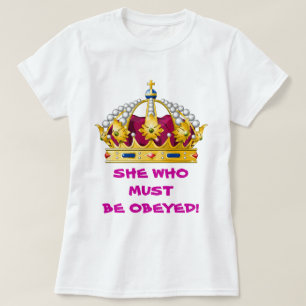 従われなければならない彼女 Tシャツ