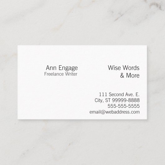 従事させて下さい 名刺 (裏面)