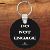 従事しない キーホルダー (正面)