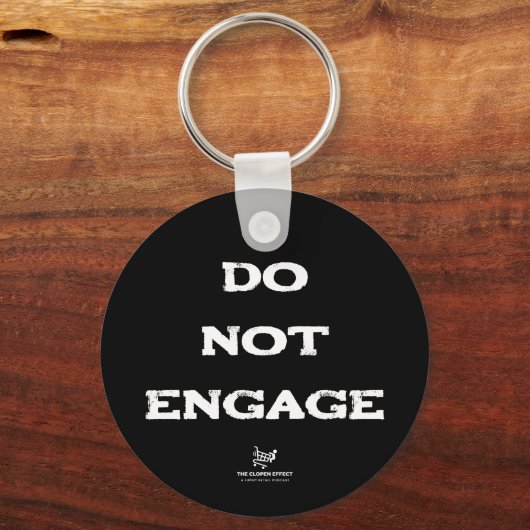 従事しない キーホルダー (正面)