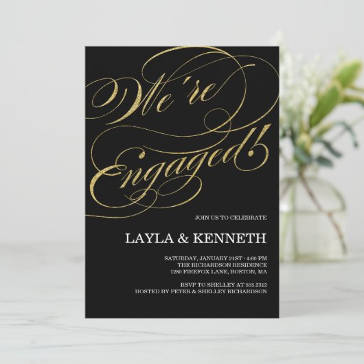 従事の婚約 招待状 (スタンド正面)