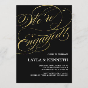 従事の婚約 招待状