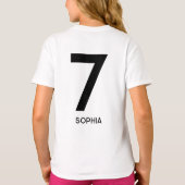 従兄弟のいとこたちTシャツかわいい子供従兄弟クルー Tシャツ (裏面)