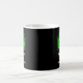 従兄弟のために緑を着よう - 腎臓病啓発 コーヒーマグカップ (中央)
