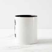 従兄弟のクルー私たちMessy Bun Mug ツートーンマグカップ (中央)