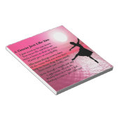 従兄弟の詩 – Ballerina ノートパッド (アングル)