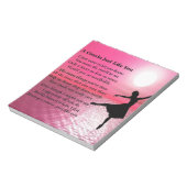 従兄弟の詩 – Ballerina ノートパッド (回転)