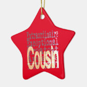 従兄弟の超常者 セラミックオーナメント (左)