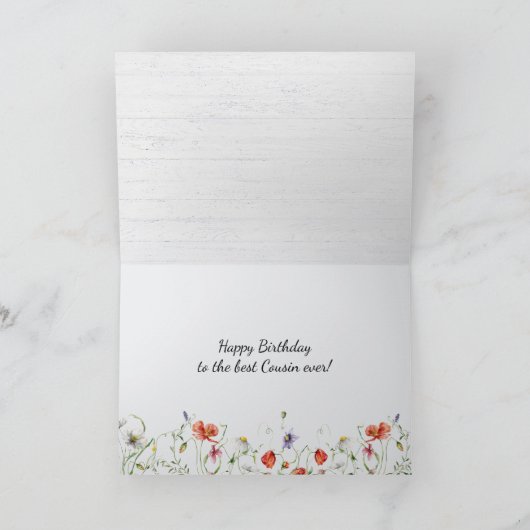 従兄弟の辞書定義 カード (内部)