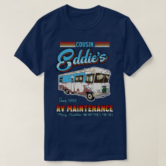 従兄弟エディレトロRV eスペシャリストTシャツ Tシャツ (デザイン正面)
