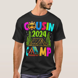 従兄弟キャンプ 2024 家族旅行 夏のキャンプ Cr Tシャツ