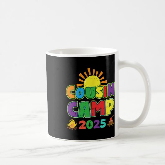 従兄弟キャンプ 2025 家族旅行 夏のキャンプ体験 コーヒーマグカップ (右)