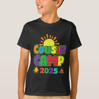 従兄弟キャンプ 2025 家族旅行 夏のキャンプ Cr Tシャツ