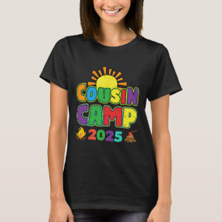 従兄弟キャンプ 2025 家族旅行 夏のキャンプ Cr Tシャツ