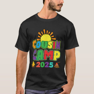 従兄弟キャンプ 2025 家族旅行 夏のキャンプ Cr Tシャツ