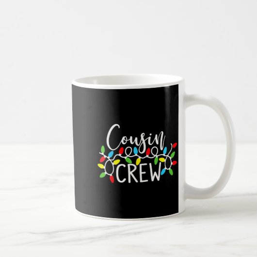 従兄弟クリスマスクルー 子供 従兄弟たち クリスマスパーティー コーヒーマグカップ (右)