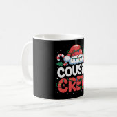 従兄弟クリスマスサンタ帽子家族休日 コーヒーマグカップ (正面左)