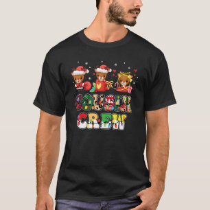 従兄弟クリスマストナカイサンタ帽子Xmasマット Tシャツ