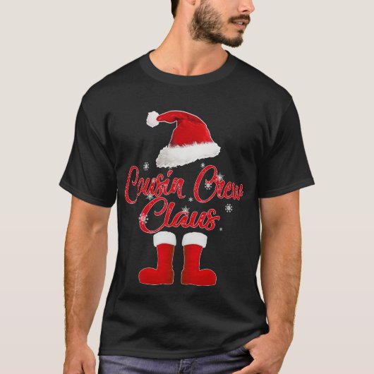 従兄弟クルーのクリスマス家族 Tシャツ (正面)